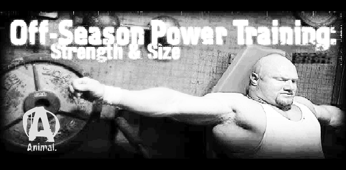 Off Season Strength & Size Power Training